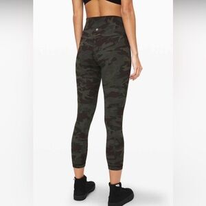Lululemon HR Align camo tights size 2